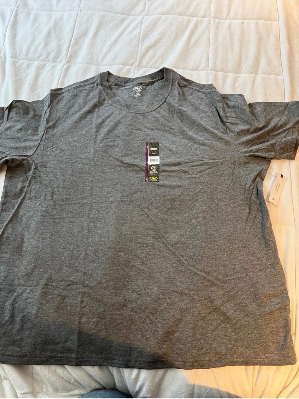 Men's Crew Neck Short Sleeve T-Shirt — Gray